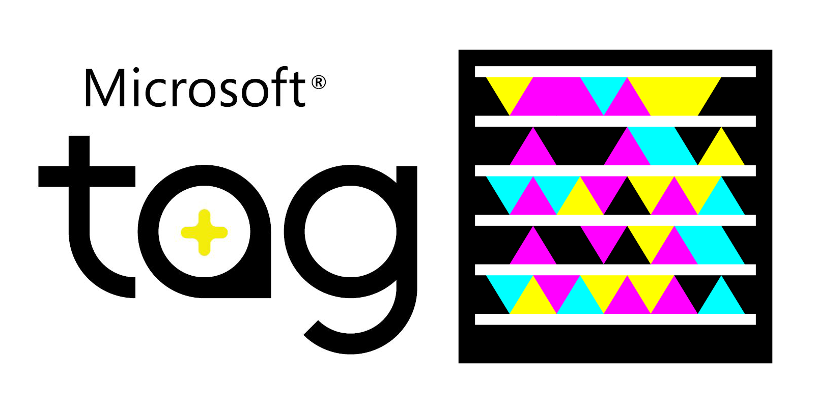 Microsoft Tag Logo and Barcode (2010)